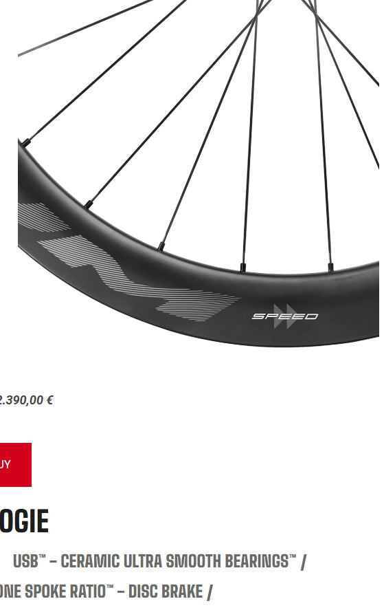 Ruote da strada Fulcrum Speed Team