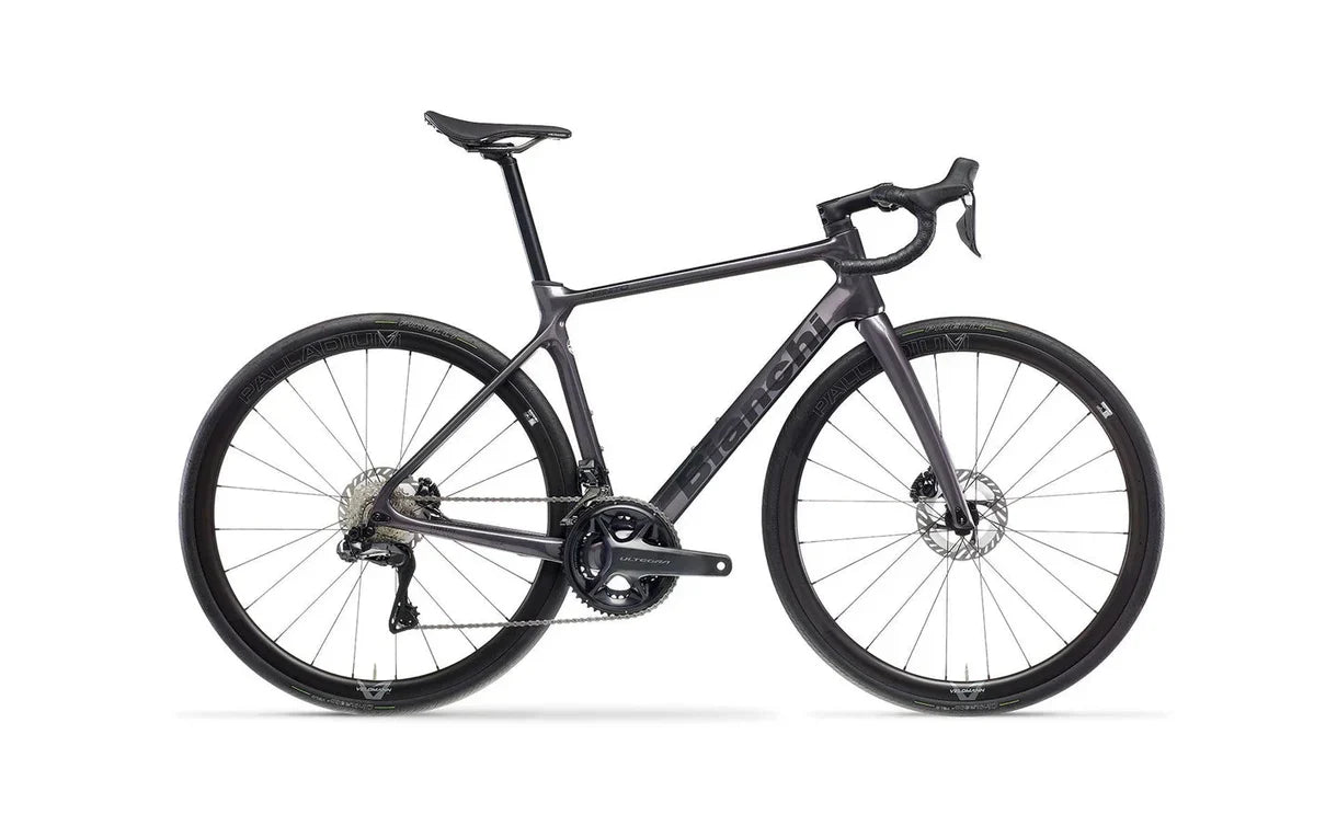Bicicletta da strada Bianchi Infinito Shimano 105 12v Ruote Velomann Palladium