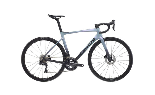 Bici da strada Bianchi Specialissima Pro Ultegra DI2 Grafite iridescente/ Carbonio matt