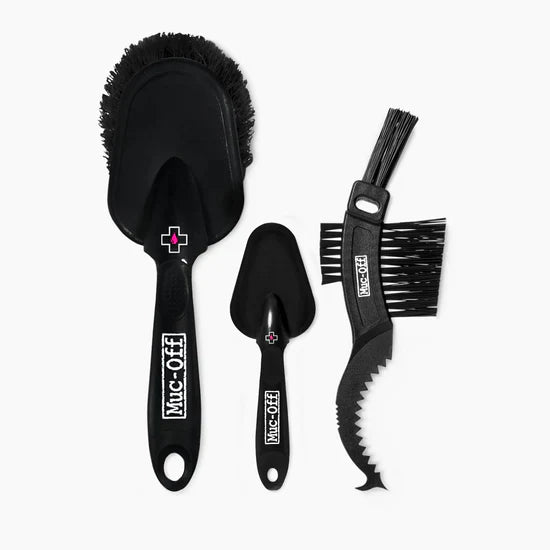 Set di 3 pezzi spazzole MUC-OFF